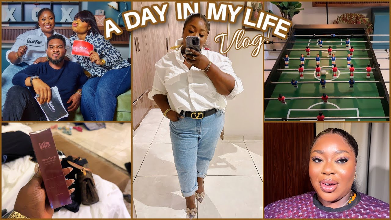 VLOG: A DAY IN MY LIFE w/ BIMBO ADEMOYE & KUNLE REMI, BTS OF THE BUFFET SHOW