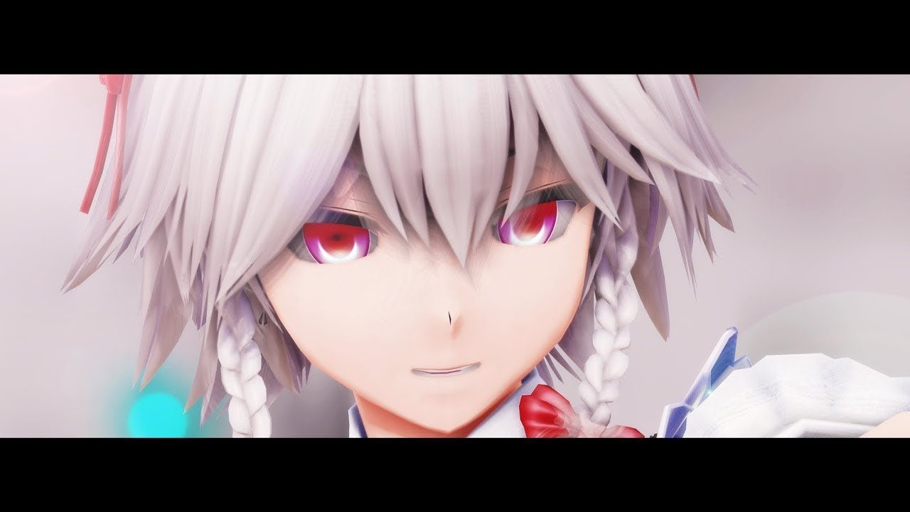 4K　【十六夜咲夜】　ヒバナ　【東方MMD】