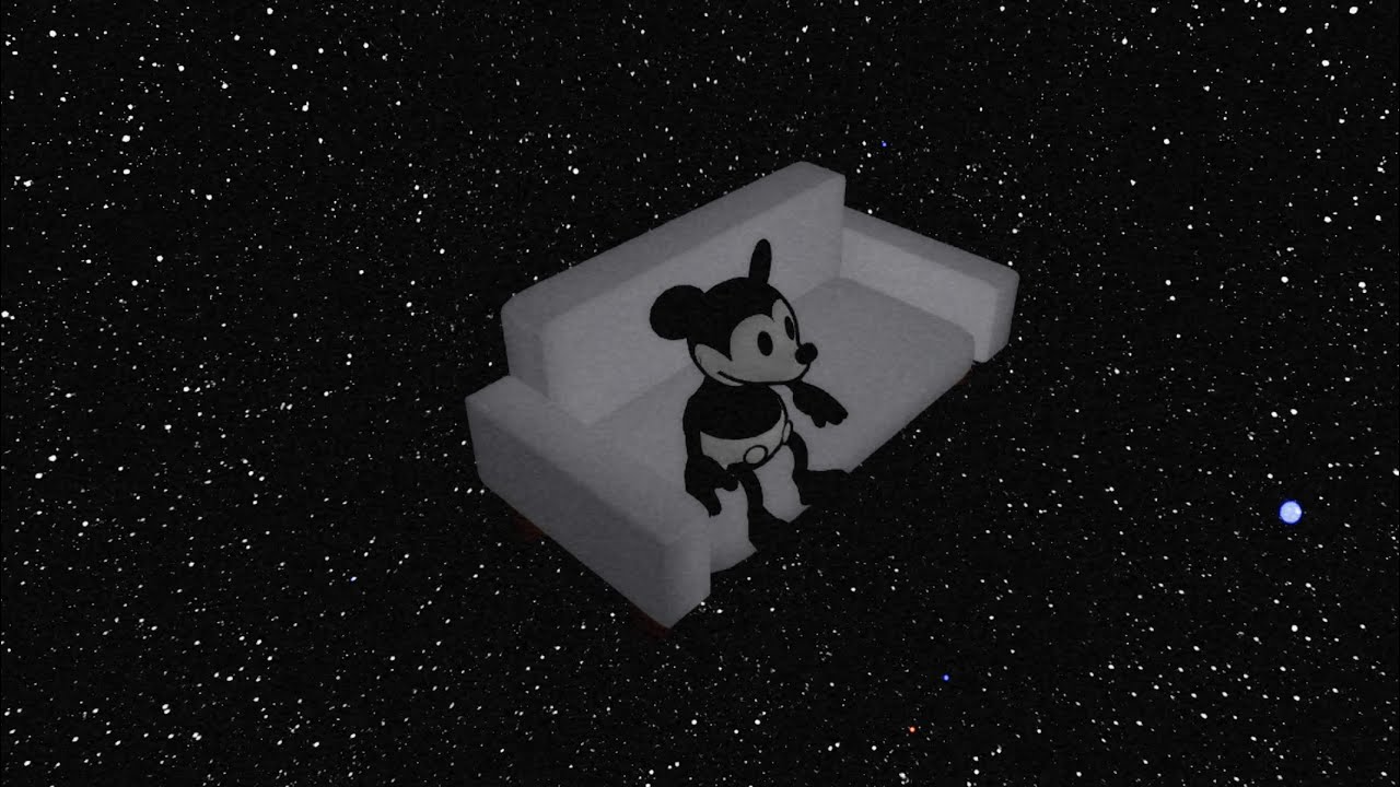 🌌 Mickey Mouse Dancing in Space | 3 Hours of Relaxing Vibes for Sleep & Study 🚀