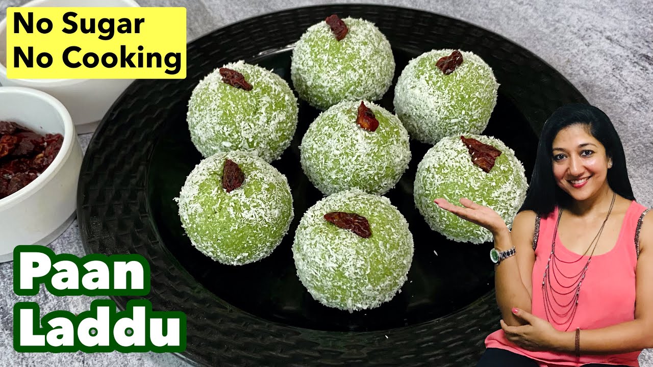 Паан Ладду | Рецепт кокосового ладду | Кухня Аарумс