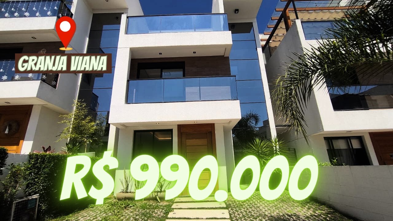 CASA TRIPLEX NA GRANJA VIANA - COTIA SP - CASA LINDÍSSIMA
