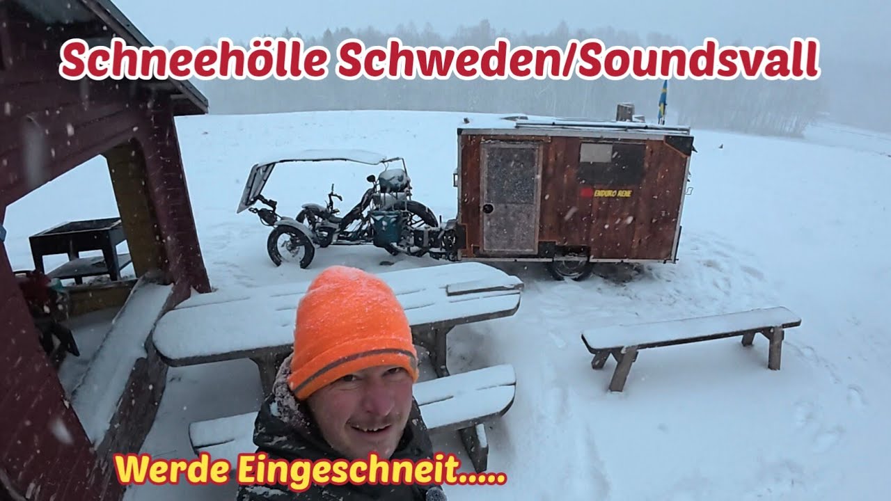 Schneehölle Schweden- Jetzt geht's los...
