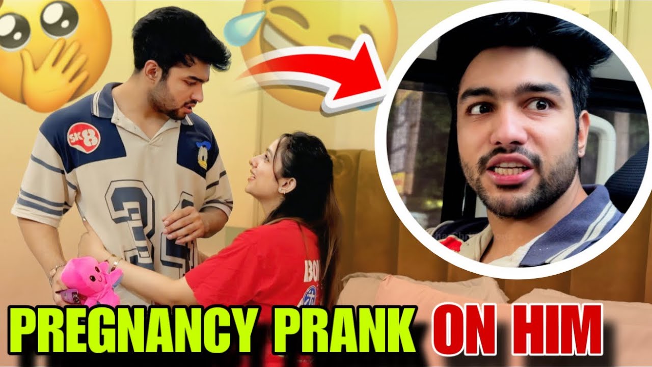 PREGNANCY PRANK ON MY HUSBAND🤰🏻| Funny Reactions | Gone Wrong @tusharshrutivlogs