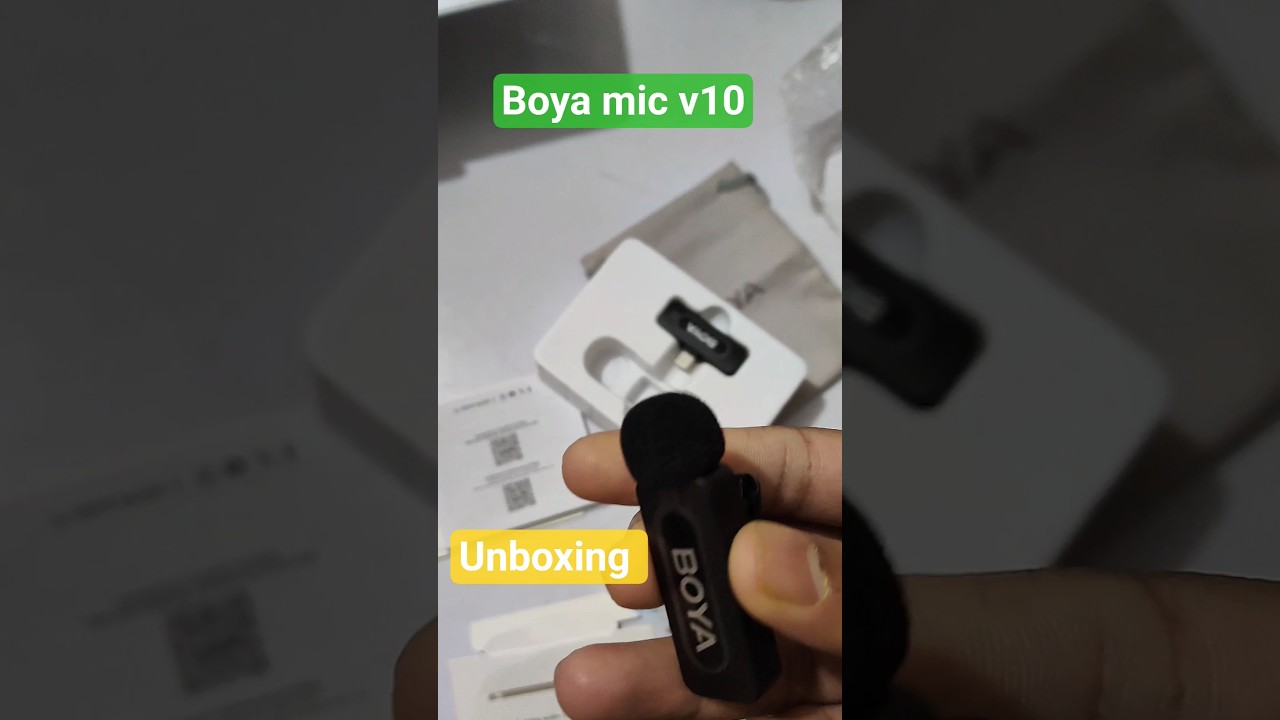 Boya mic v10 best wireless mic 