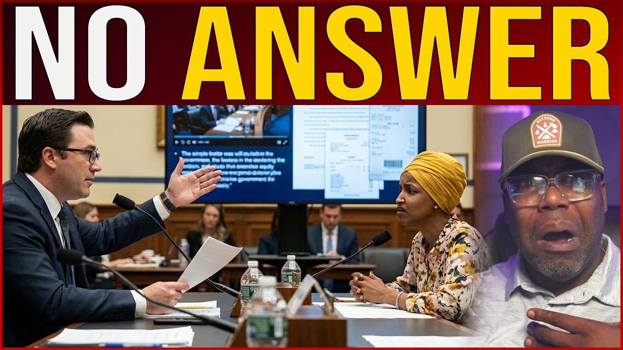 Ilhan Omar LOSES IT WHEN Eli Crane Plays SOMALI FRAUD Video In Hearing