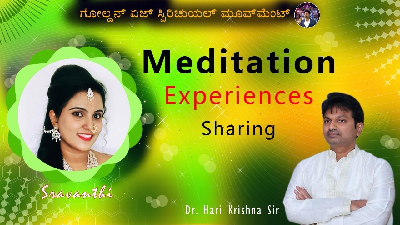 Wisdom sharing By Master Sravanti with Dr Hari Krishna | Golden Age Spiritual Movement
