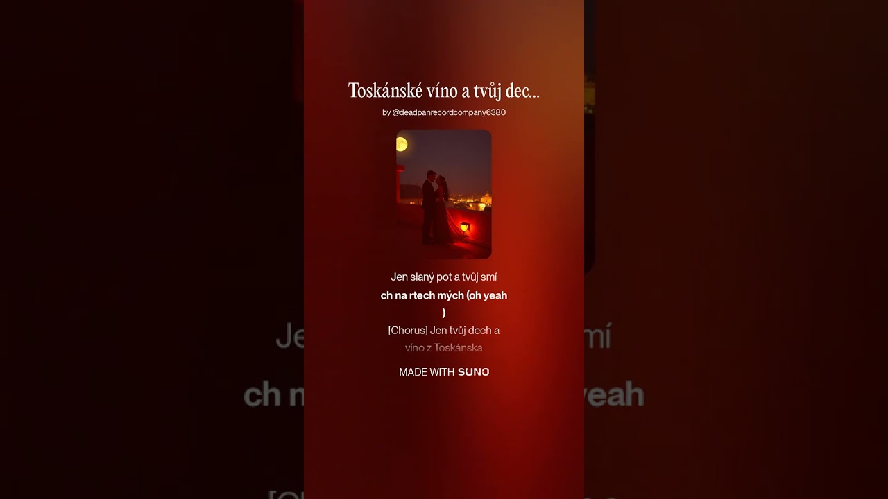 Toskánské víno a tvůj dech