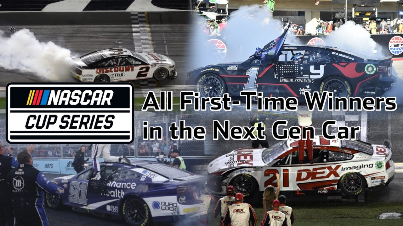 All NASCAR Cup Series First-Time Winners in the Next Gen Car
