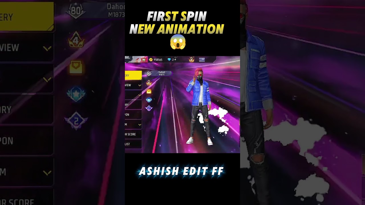 UNLIMITED VOID NEW ANIMATION FIRST SPIN 😱 FREE FIRE INDIA 