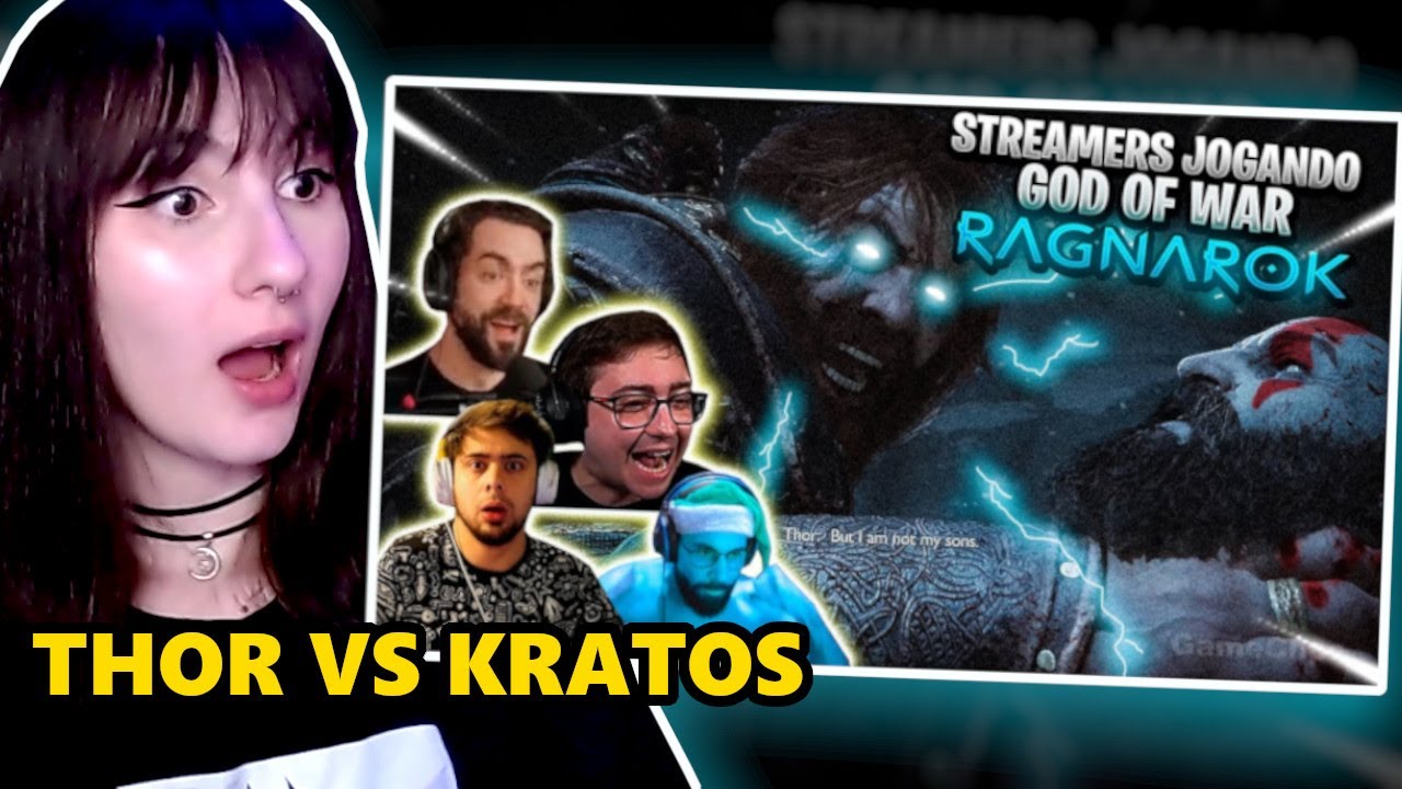 REAGINDO A LUTA QUE IMPRESSIONOU TODOS - THOR VS KRATOS GOD OF WAR RAGNAROK