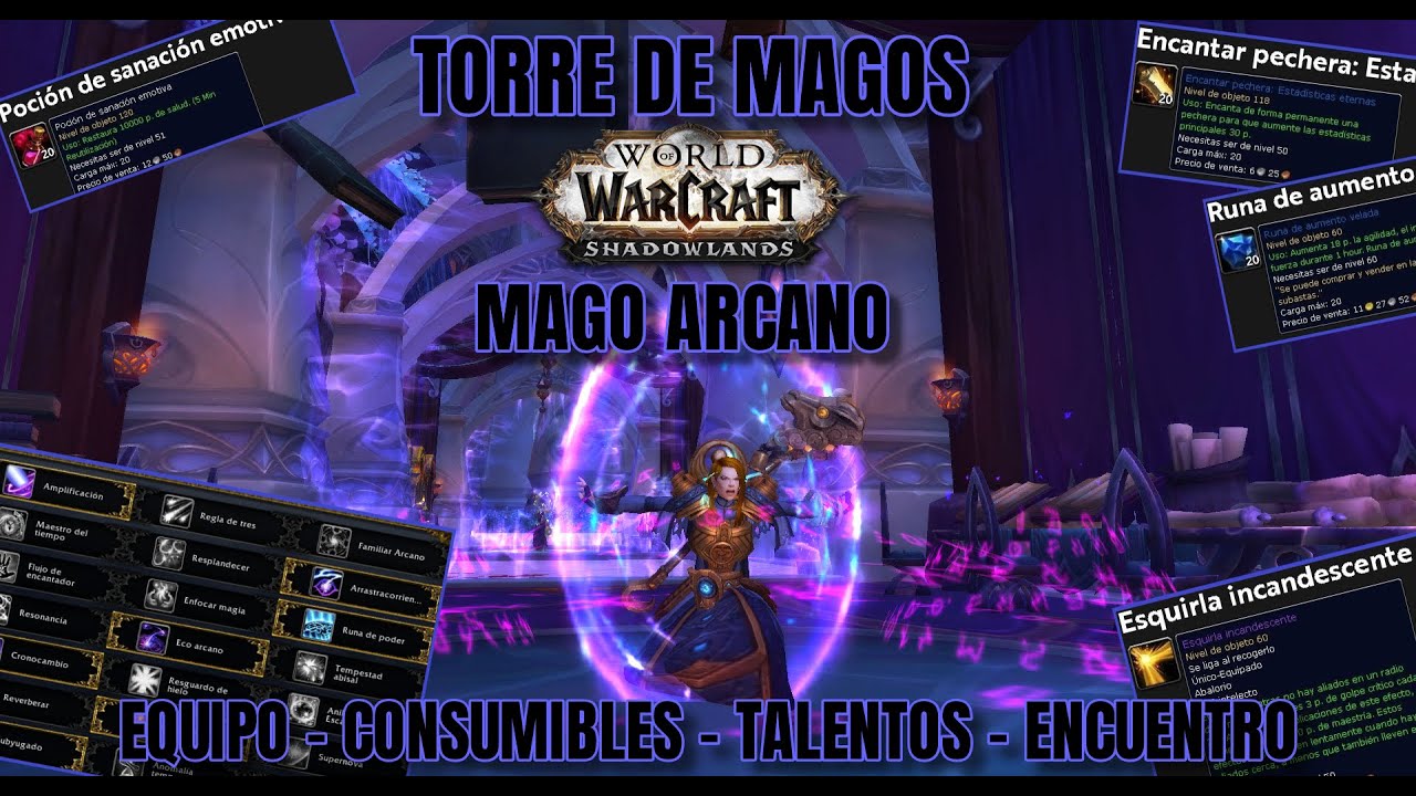 Guia Torre de Magos - Mago Arcano 🧙‍♂️ - World of Warcraft