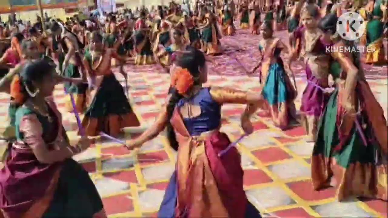Bujji bujji ganapayya song kolatam dance||Sri satya sai balavikas kolatam group ||#kolatam #trending