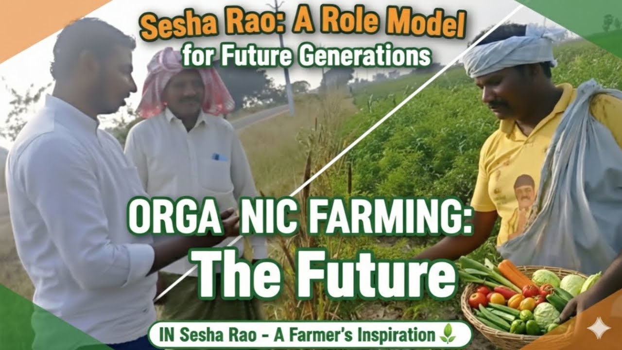 SESHA RAO: A ROLE MODEL FOR SUSTAINABLE ORGANIC FARMING🌿శేషరావు: సేంద్రీయ వ్యవసాయానికి ఆదర్శప్రాయుడు