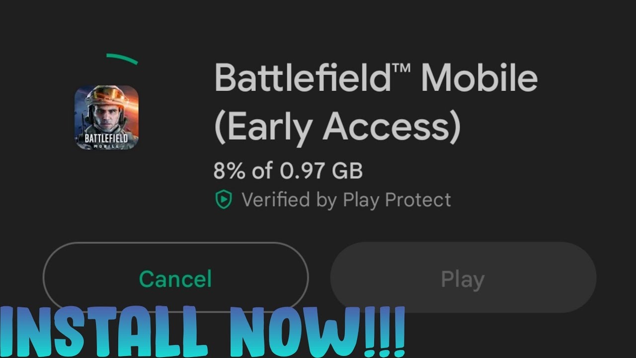 How to download and install NEW battlefield mobile beta