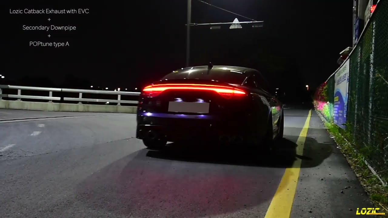 KIA Stinger 3.3T Lozic Catback Exhaust EVC Sound