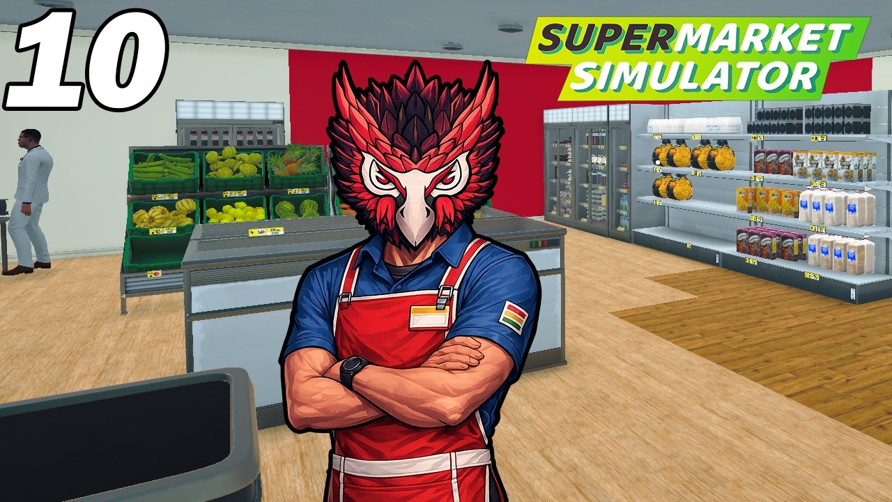 Je décore le supermarché de mes rêves ! Supermarket Simulator Ep 10