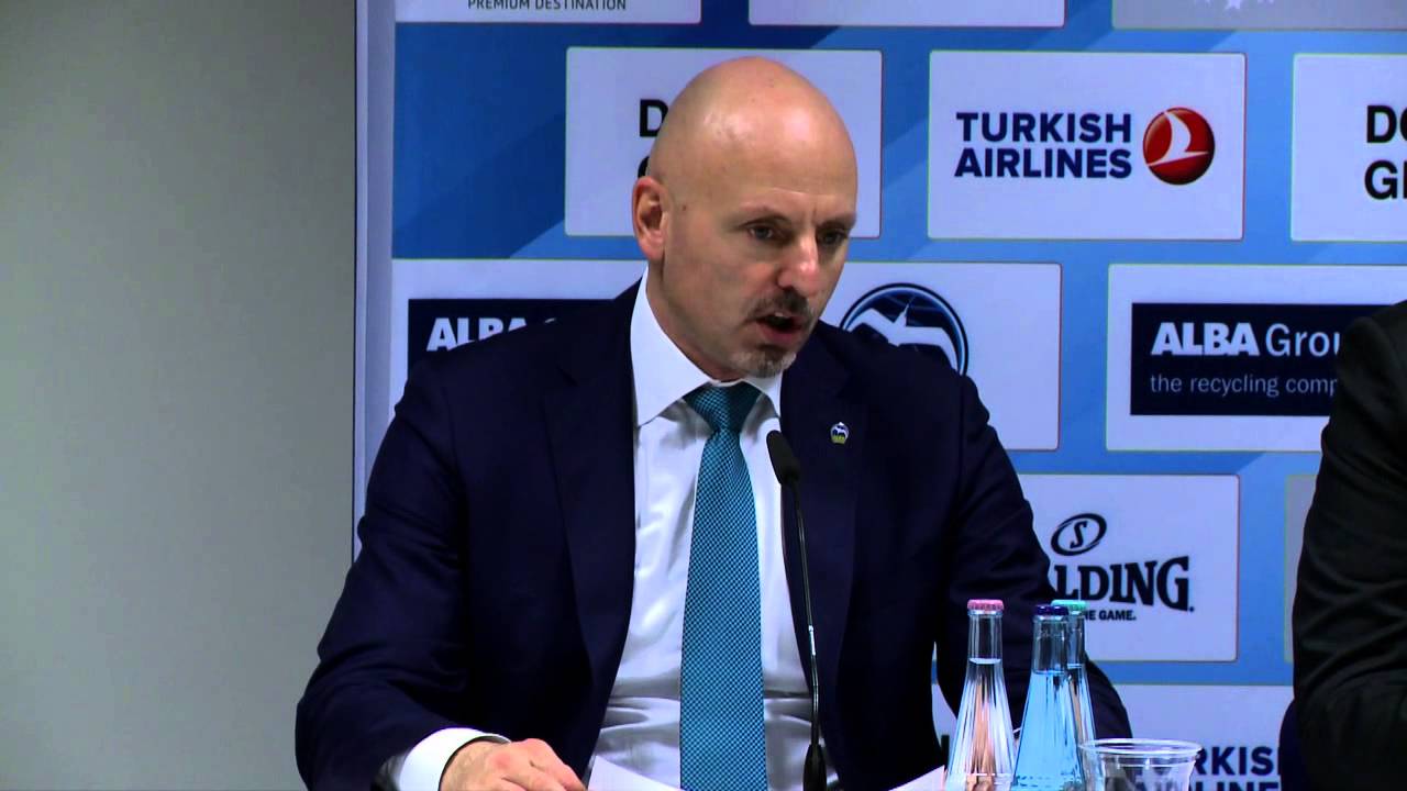 Pressekonferenz: Garcia Reneses & Obradovic (ALBA - Gran Canaria)