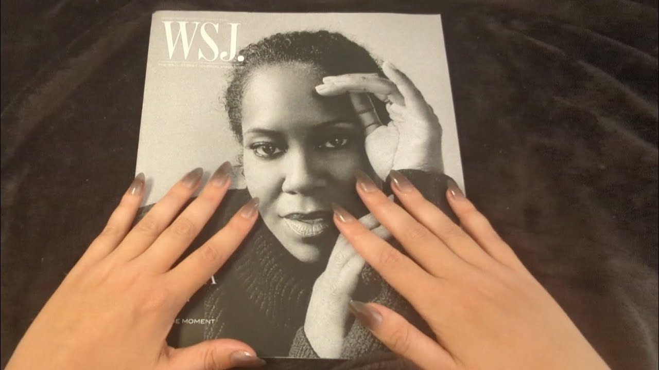 ASMR - Magazine Flipping Through The Wall Street Journal Magazine - Dec. 2020