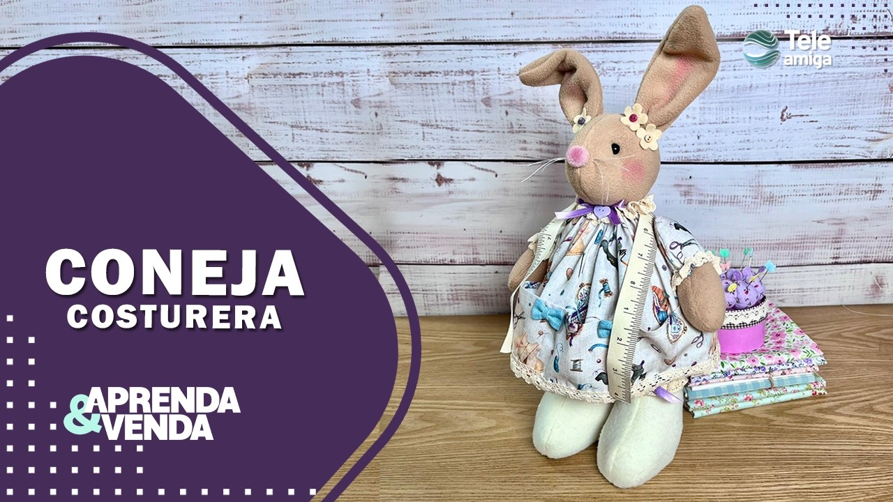 🐰✨ Conejita Costurera: La Manualidad Más Tierna Que Harás Esta Temporada