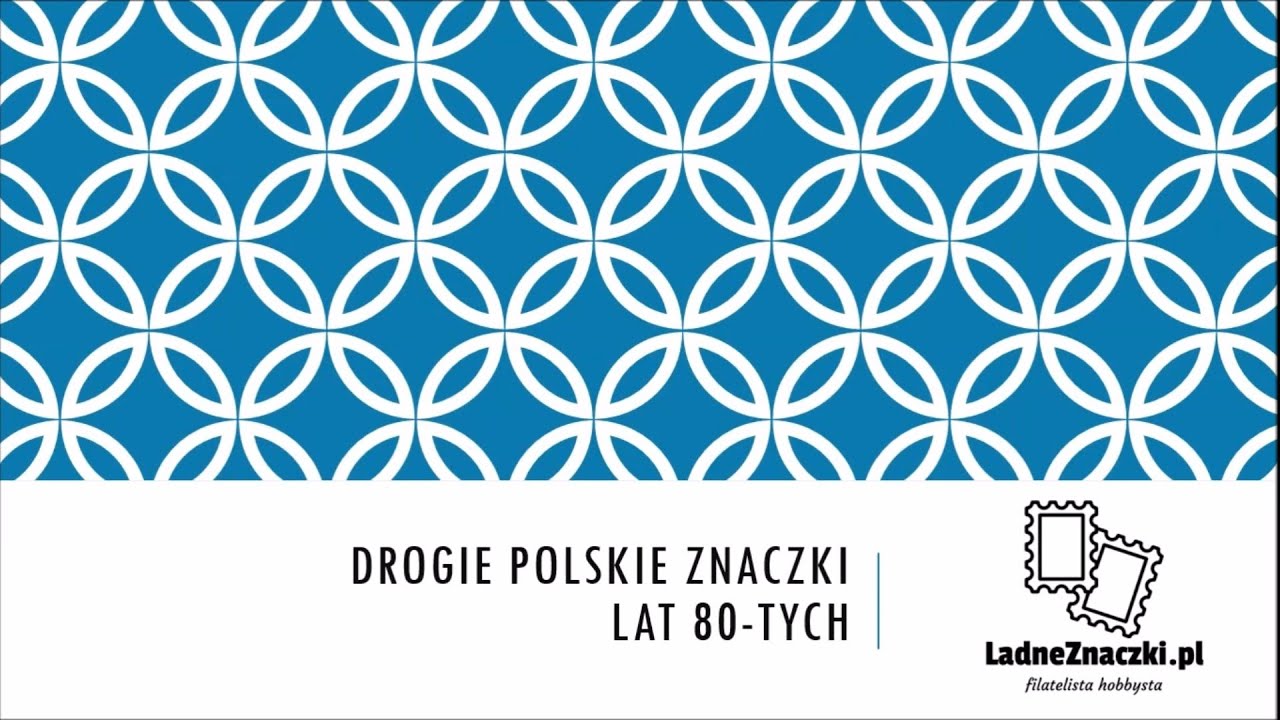 Drogie polskie znaczki z lat 80-tych