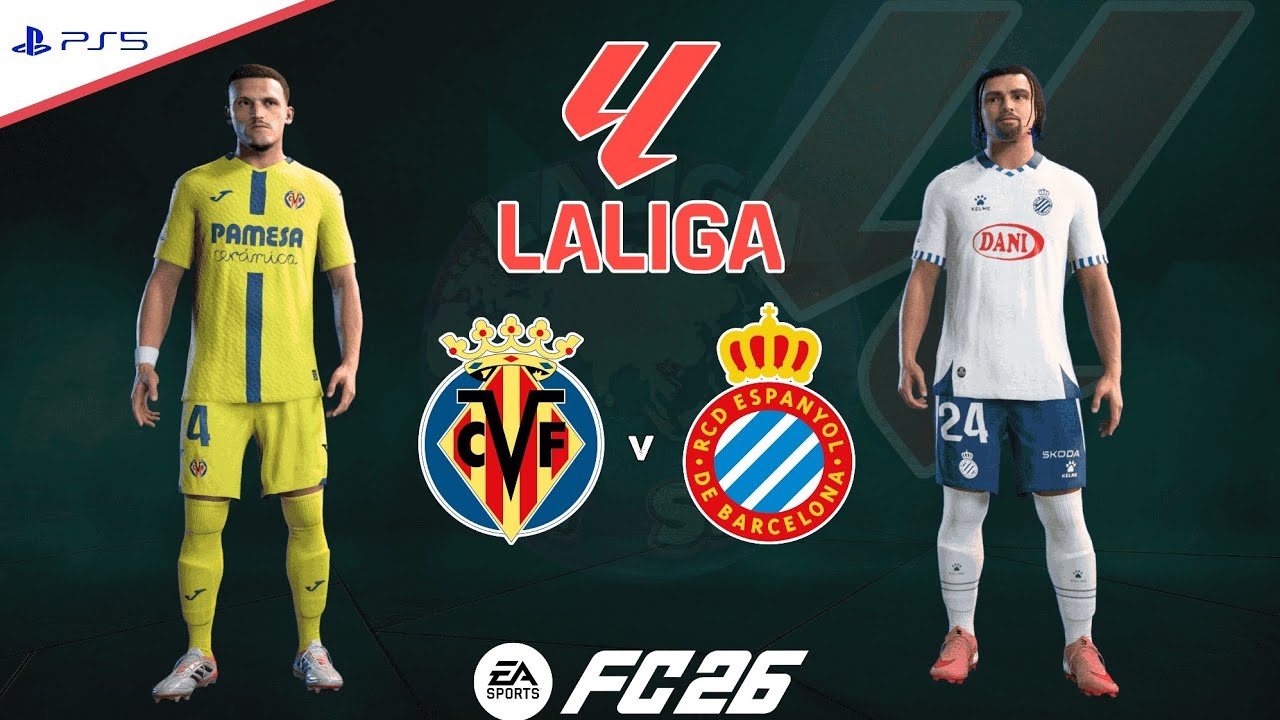 Villarreal v RCD Espanyol | La Liga 25/26 - Round 23 | Full Match Simulation | FC 26 PS5™[4K]