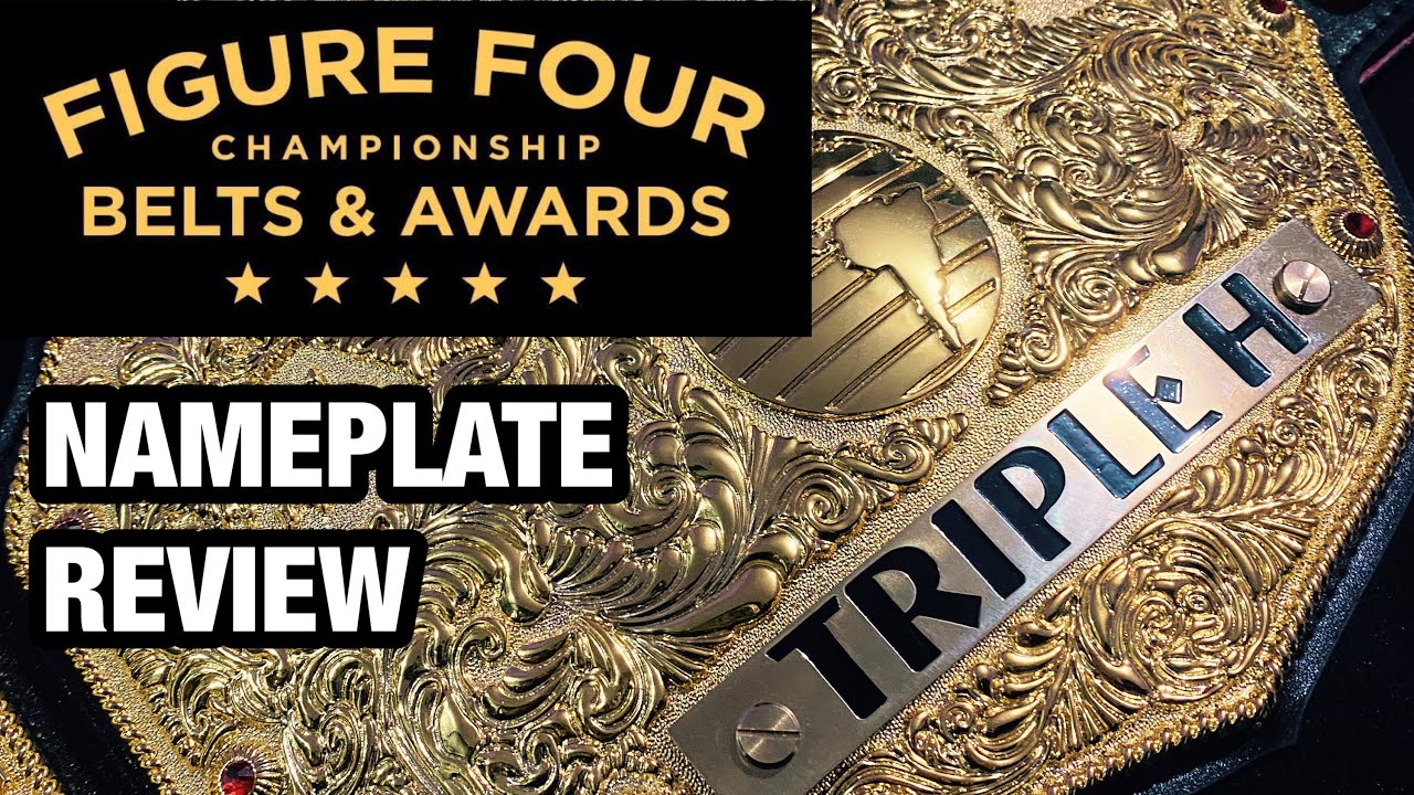 Распаковка и обзор именной таблички Figure Four | Пояс чемпиона мира в тяжёлом весе Fandu Big Gold