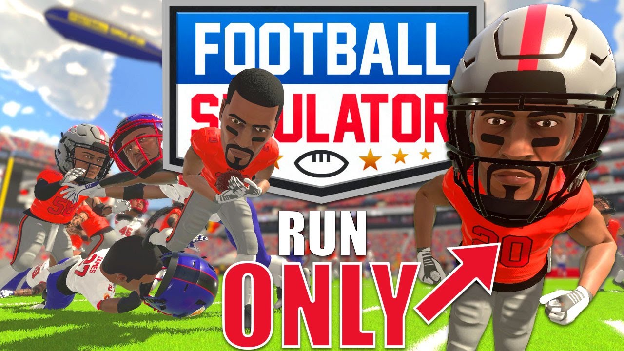 I Played Football Simulator WITHOUT Throwing a SINGLE PASS! INSANE RUN-ONLY Challenge