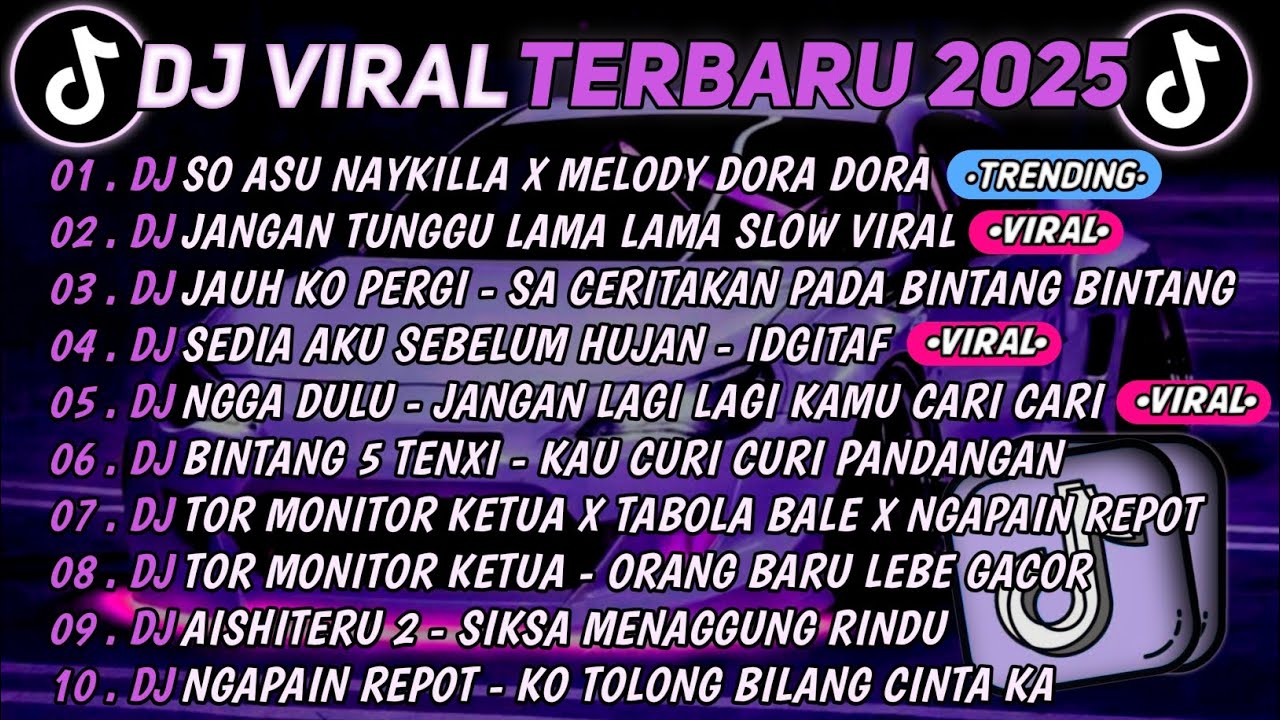 DJ TIKTOK TERBARU 2025🎵DJ SO ASU NAYKILLA X MELODY DORA DORA🎵DJ JANGAN TUNGGU LAMA LAMA ||FULL ALBUM