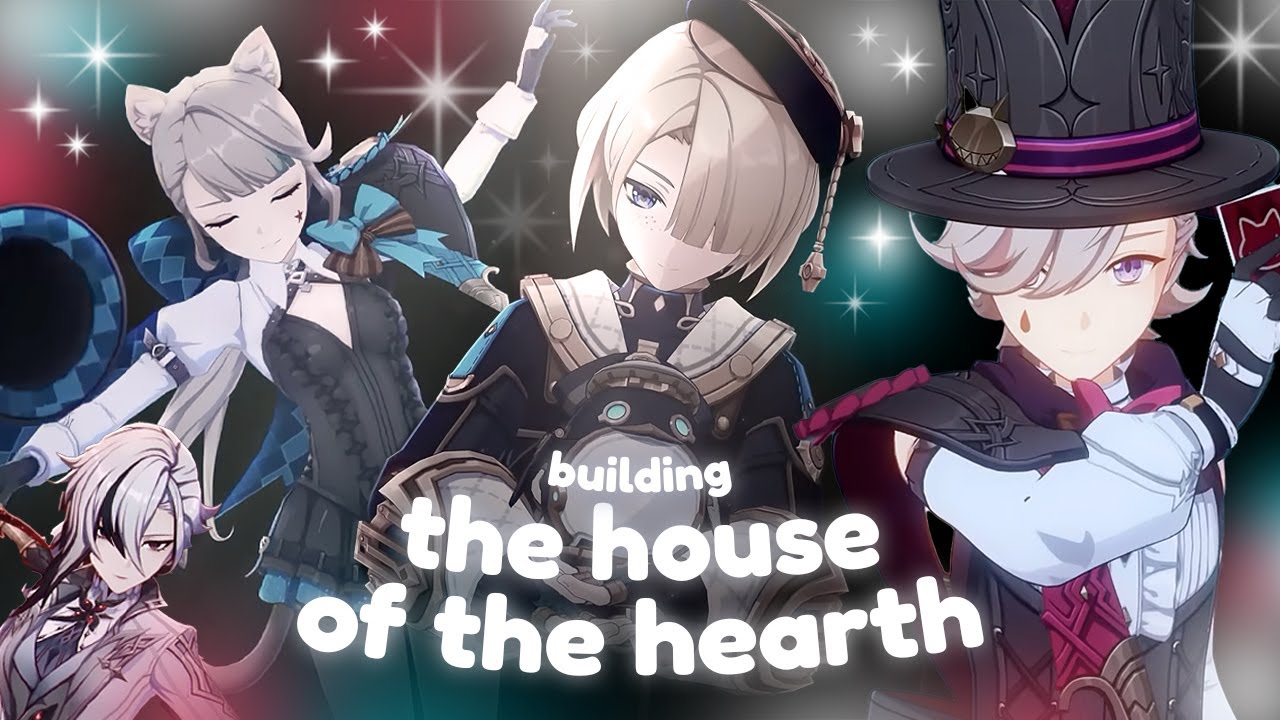 building lyney, lynette, & freminet (aesthetics over meta!) ✿ cozy genshin impact