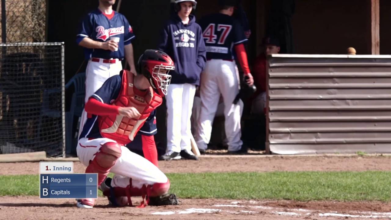 Baseball Bundesliga: Hannover Regents vs. Bonn Capitals, Spiel 2 vom 2. April 2016