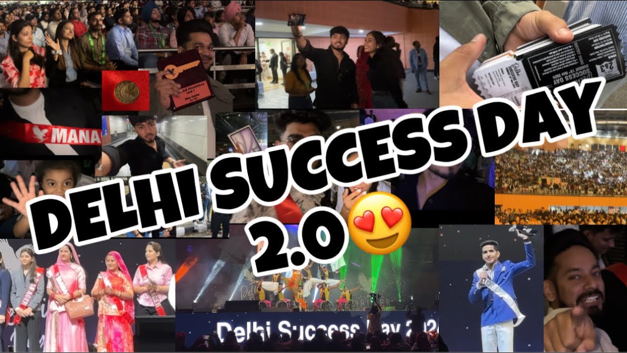 DELHI SUCCESS DAY 2.0 😍|| BHUWI VLOGS || FLP || 2024