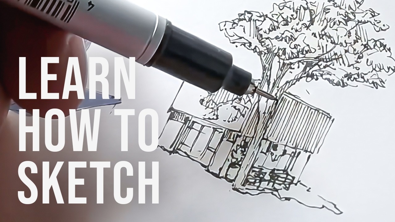 LEARN To DRAW: Beginner's GUIDE to Urban SKETCHING