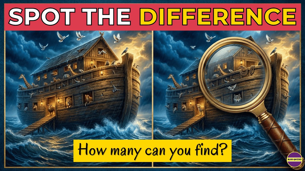 Spot the Difference Bible Quiz | Can You Find All the Differences?