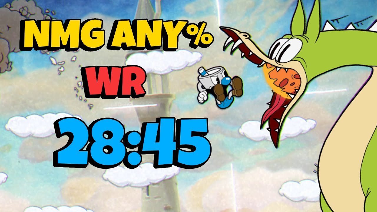 Cuphead - Any% No Major Glitches Speedrun in 28:45 [Former World Record]