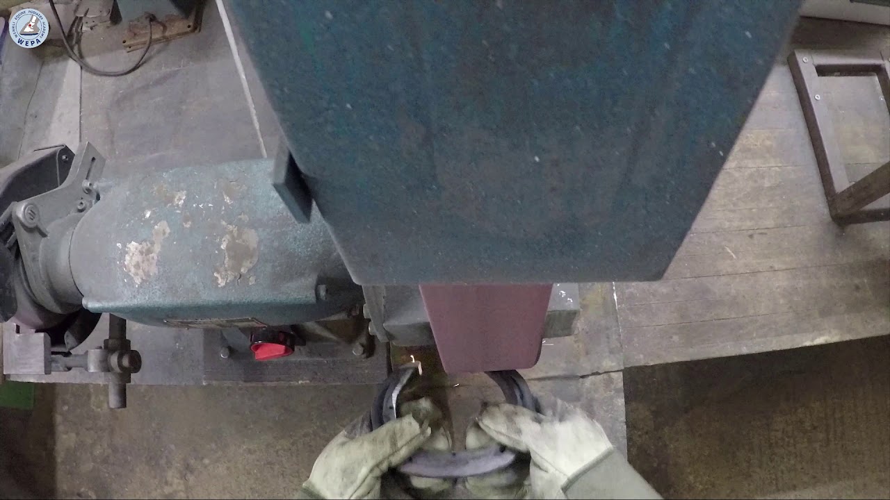 How to grind the horseshoe (WEPA Shoeing Instr. Pt. 25)
