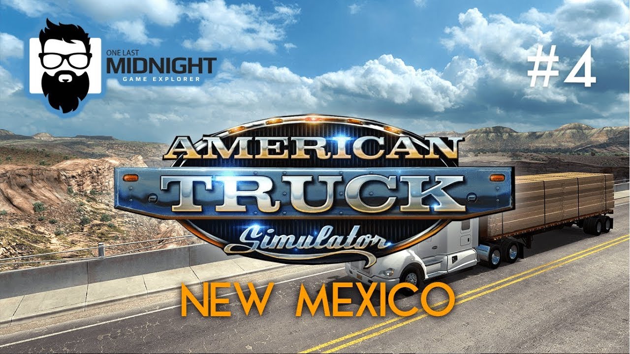 American Truck Simulator - New Mexico DLC - UFO's in New Mexico!! - PART 4