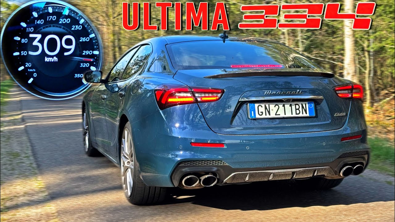 Maserati Ghibli Trofeo Ultima 334 // 0-100 100-200 200-300 POV & SOUND