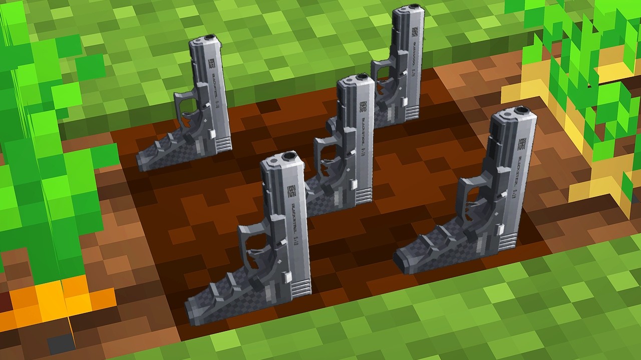 Minecraft, but You Can Grow Guns...
