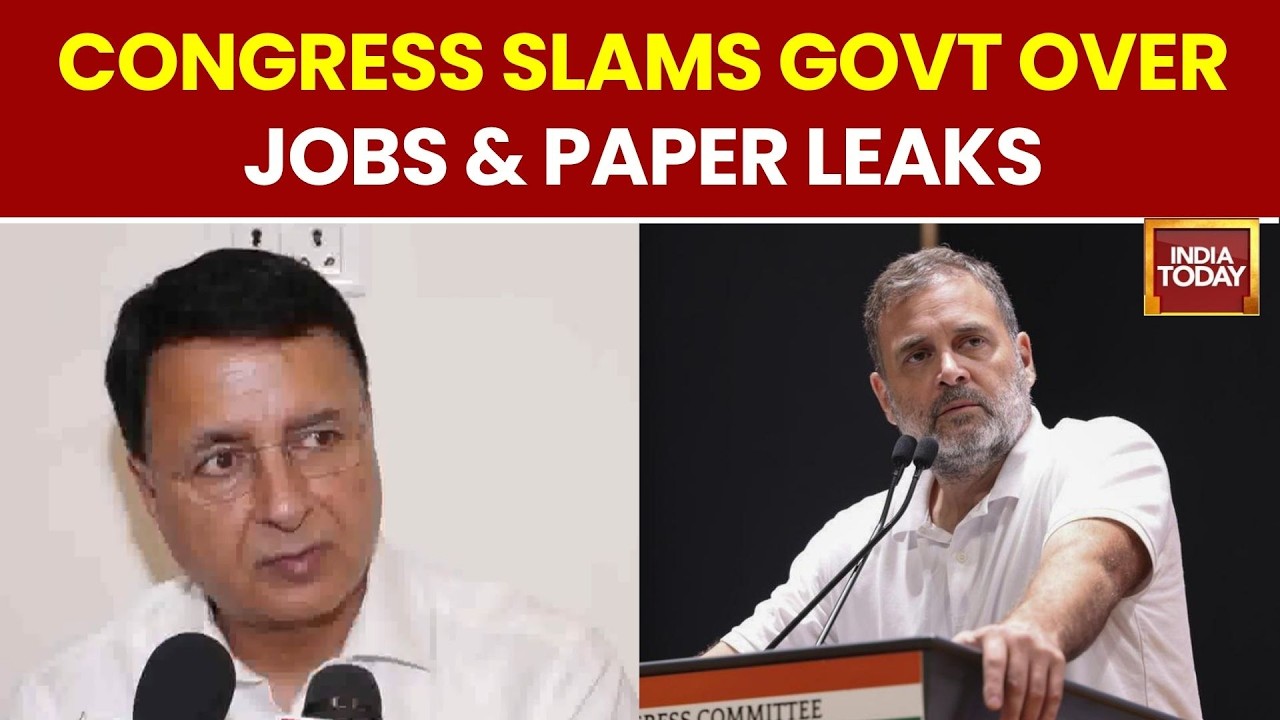 Congress Raises Ram Mandir Donation Row, Slams BJP on Unemployment & Paper Leaks | India Today News
