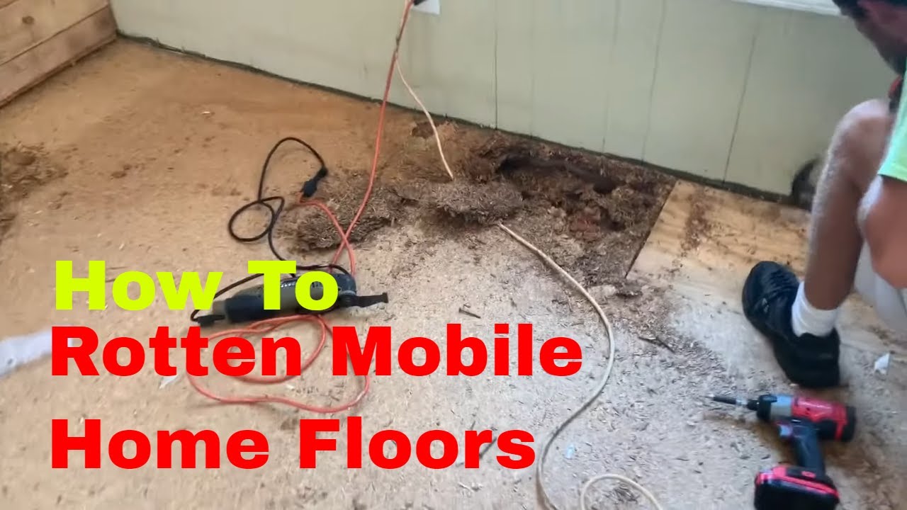 How to Mobile Home Floor repair how to