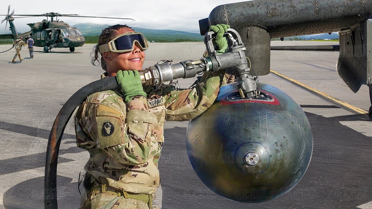 The Extreme Process of Refueling Massive US Helicopters During Missions