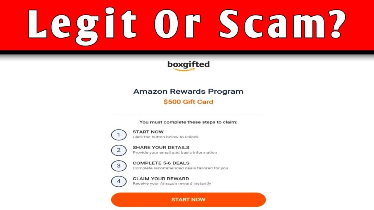 Обзор Boxgifted.com &mdash; подарочная карта Amazon на $500: правда или мошенничество?