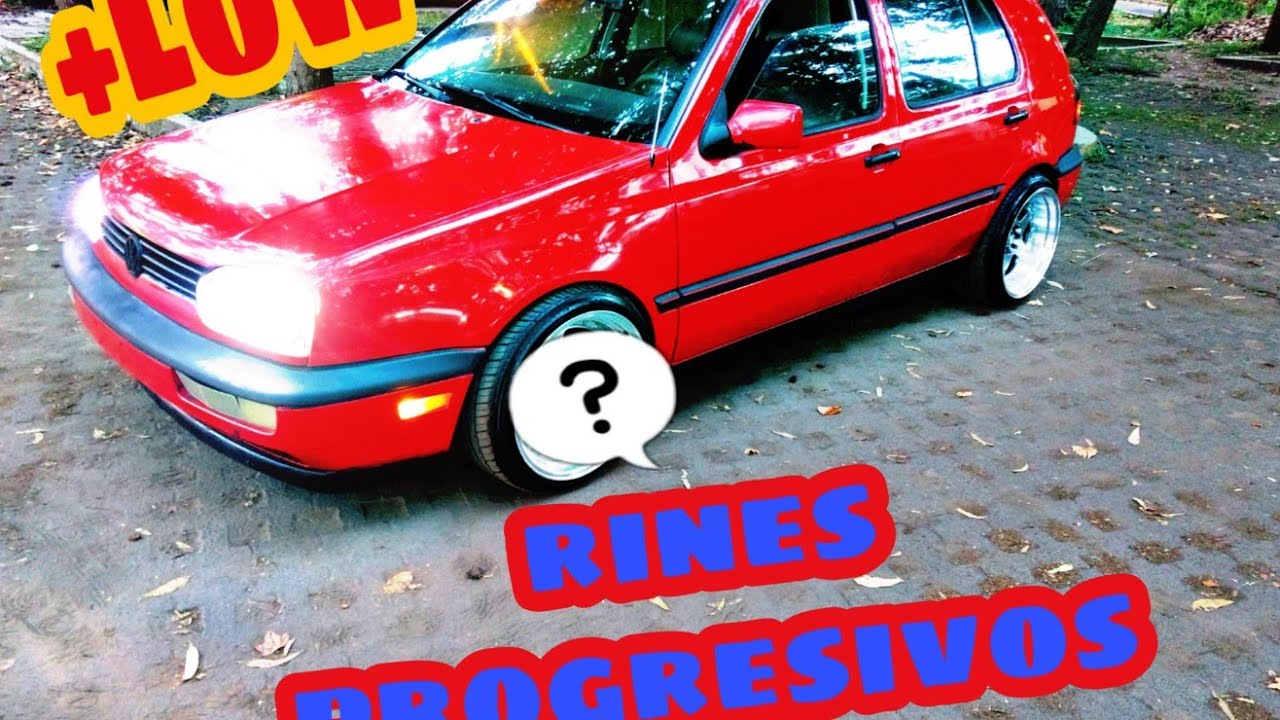 Rines progresivos al golf Mk3/golf A3 con rines progresivos / nuevos rines al golf mk3/ rines anchos