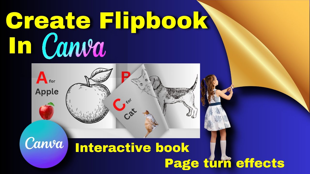 How to create flipbook in canva | Canva Flipbook Tutorial | Page turn effect in Canva | hindi | Urdu