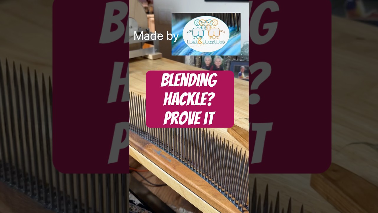 Blending hackle?  Prove it.  Hackle made by Wool and Woodworks.