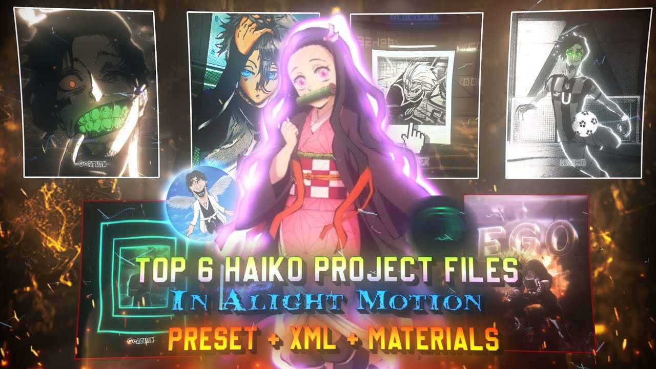 Top 6 Haiko Manga edit Xml + Preset in alight motion🫨🔥| Manga edit project files 