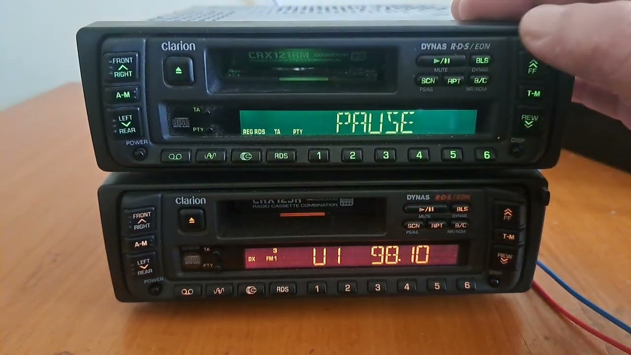 Clarion CRX121RM Car Hifi Demo 1994