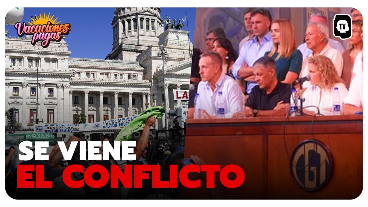PARO GENERAL CONTRA LA REFORMA DE MILEI EN ARGENTINA | #VACACIONESPAGAS l Con Yamilaneso y Julia Eva