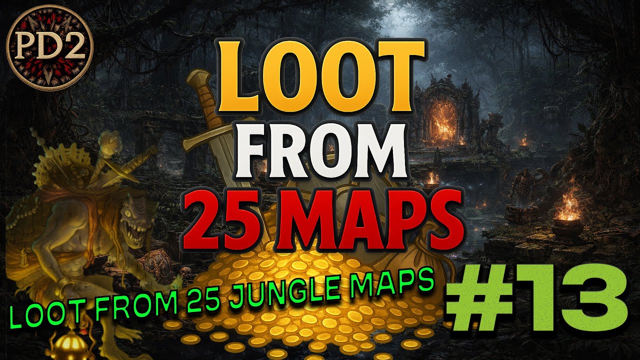 PD2 S12 – Loot From 25 Torajan Jungle Maps #13 (Such a good Map !) 