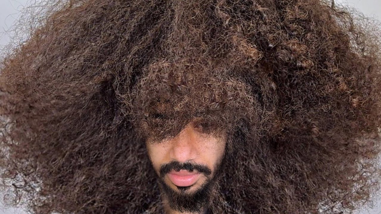 This MAN Has a NEGLECTED LIONS MANE!!